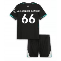 Liverpool Alexander-Arnold #66 Fußballbekleidung Auswärtstrikot Kinder 2024-25 Kurzarm (+ kurze hosen)